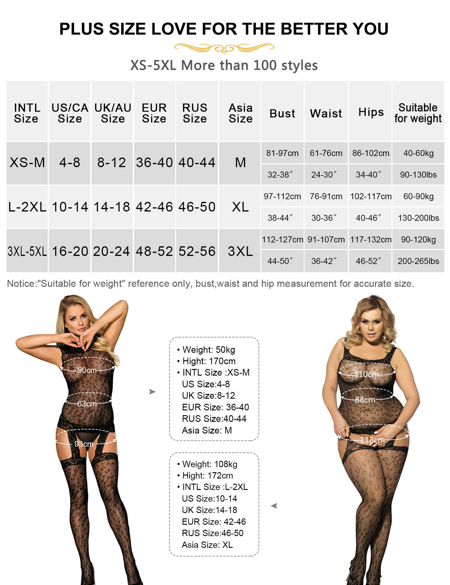 Leopard Pattern Plus Size Bodystocking Crotchless Attached Stockings BLACK4